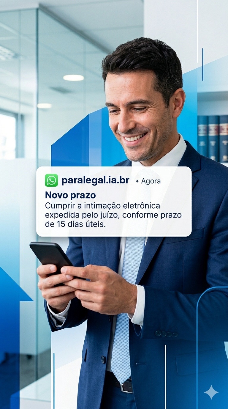 Advogado usando o Paralegal